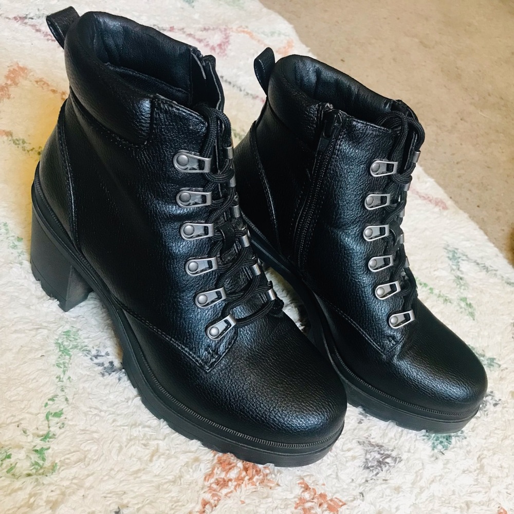 No Boundaries Block Heel Booties